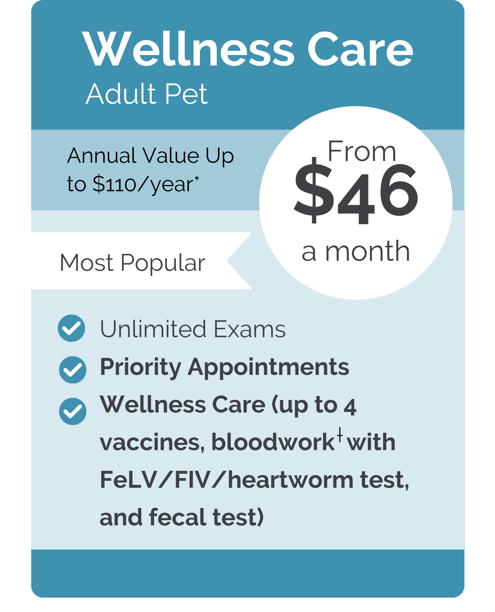 Kissimmee VIPet Plan_pricing_Wellness